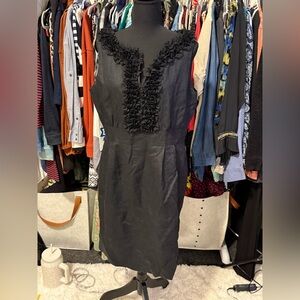 Taylor ruffle front dress, size 14